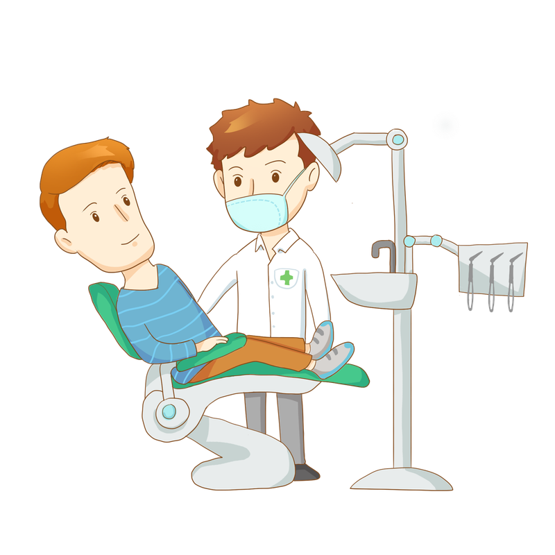 Dental treatment illustration