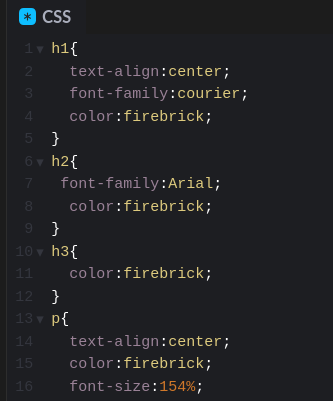 Capture d'écran d'un éditeur CSS sur Codepen