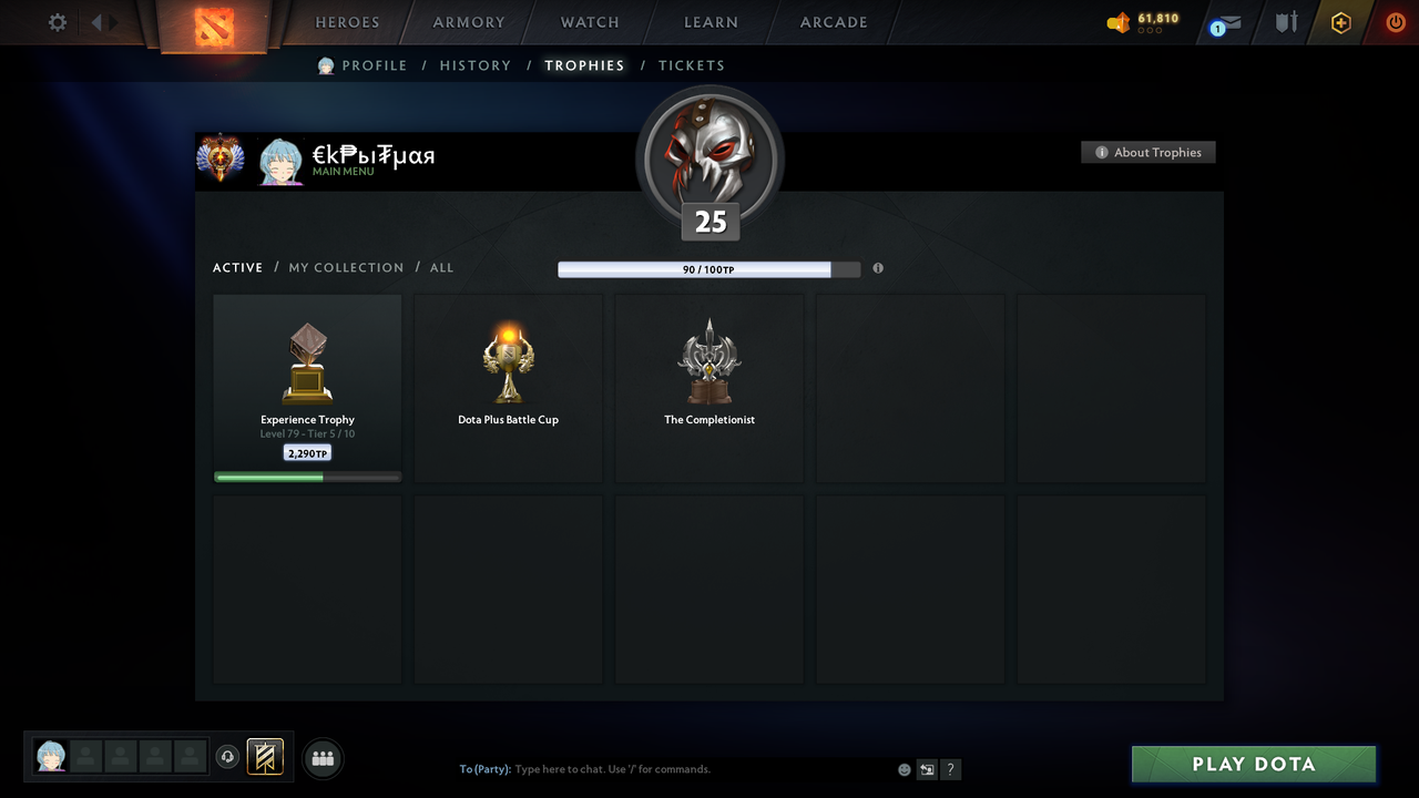 Dota 2 Account  MMR
