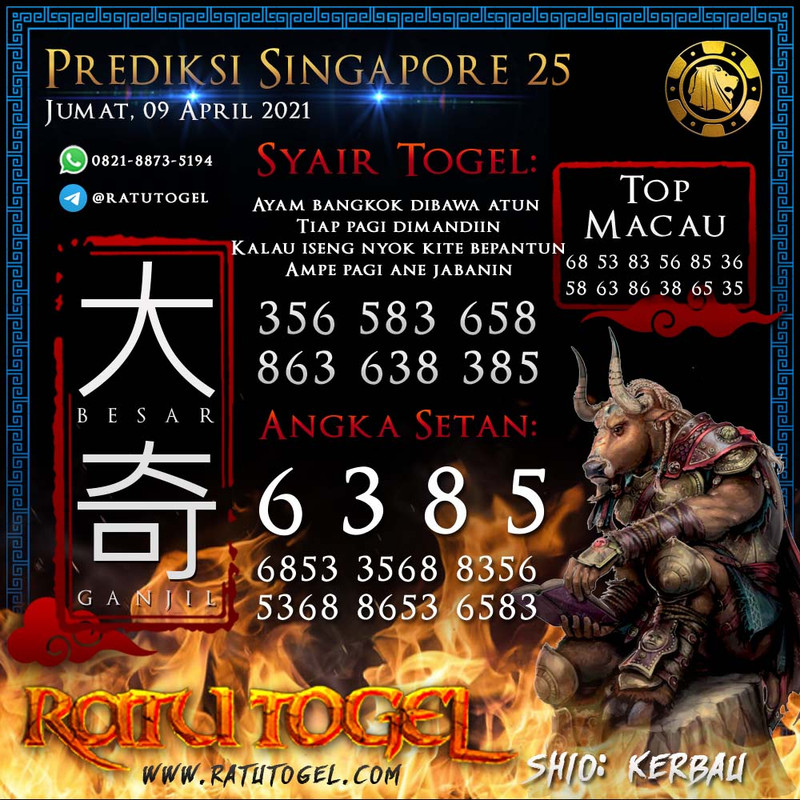 PREDIKSI NAGASAON SGP 25