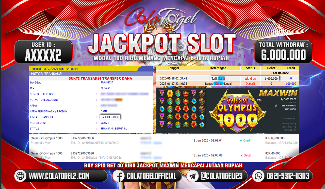 JACKPOT SLOT GACOR!!