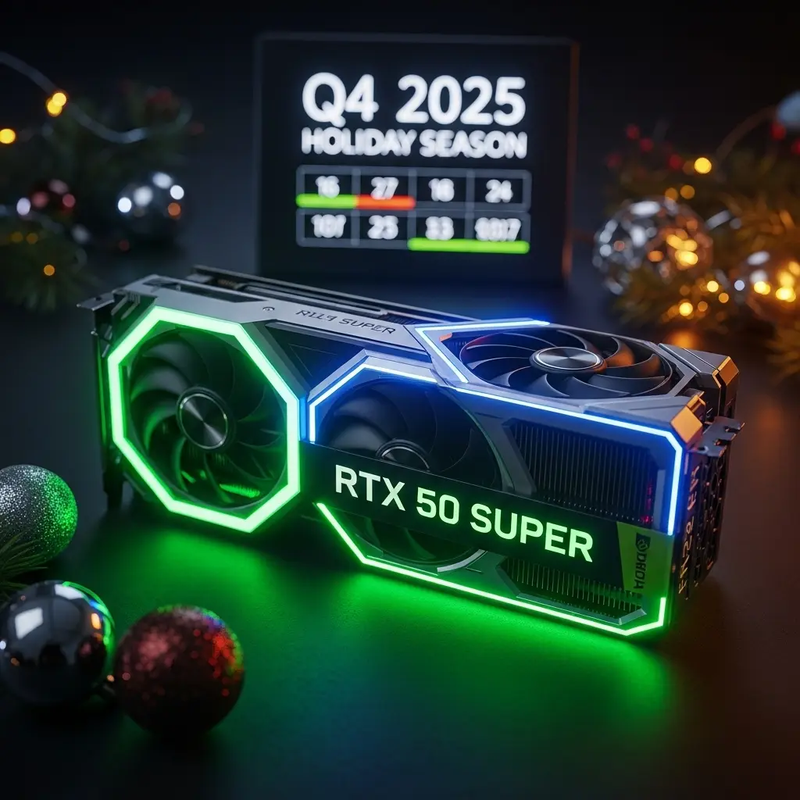 Las Gráficas NVIDIA RTX 50 SUPER llegarán en las navidades de 2025