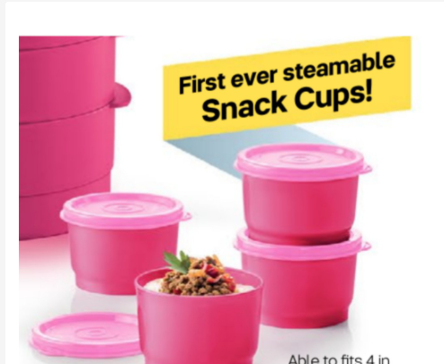 SNACK CUPS 110 ml – TUPPERWARE-KSA