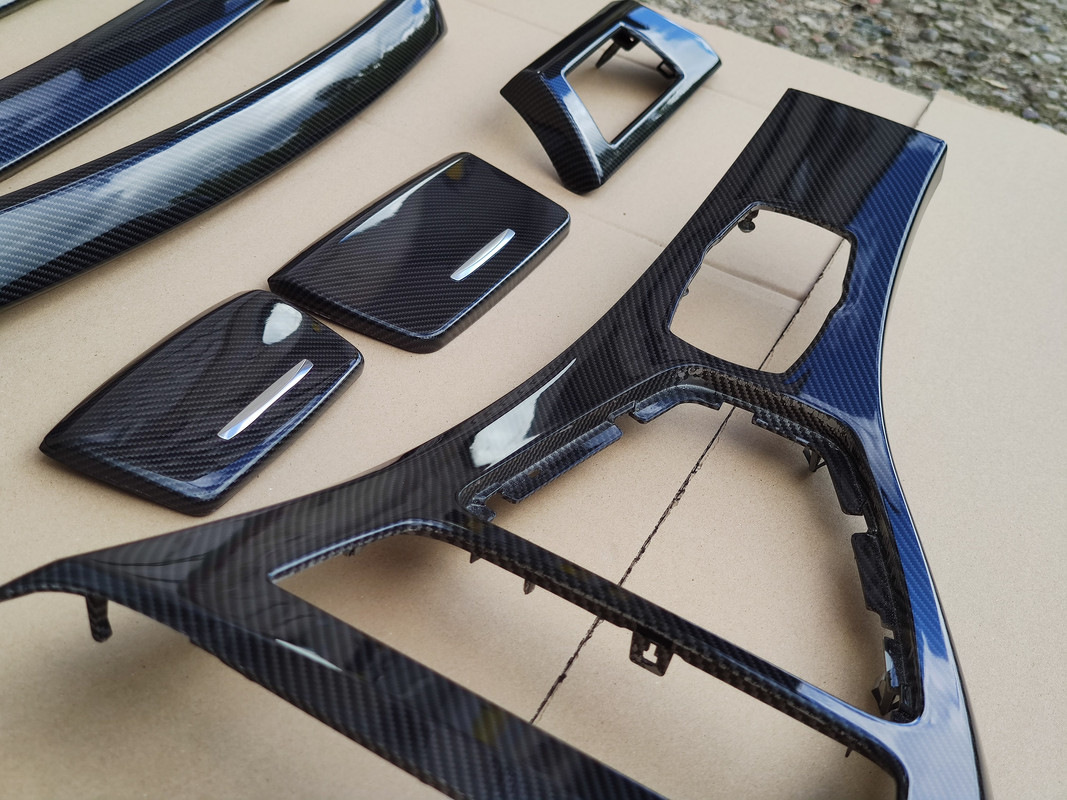 BMW E92 Carbon Fiber Interior Trim Set M Perfomance OEM CIC LHD