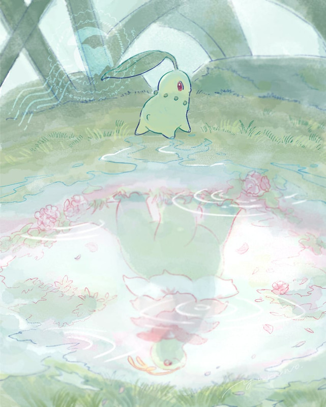 chikorita-meganium-and-mega-meganium-pok