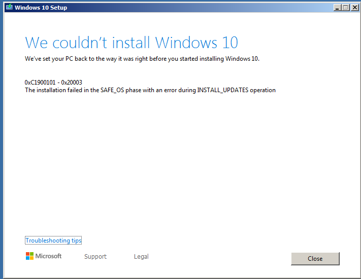WHY CAN T MY LAPTOP UPGRADE TO WINDOWS 10 visual data 5