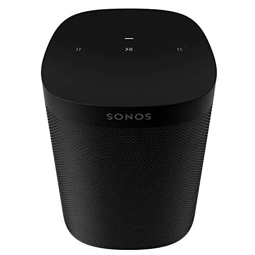 Amazon: Sonos One SL - Poderosa bocina inalámbrica para música y mucho más (Color Negro) 
