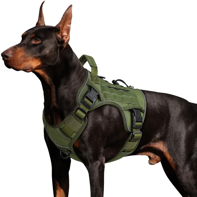 WINGOIN Tactical Dog Harness Large with Handle