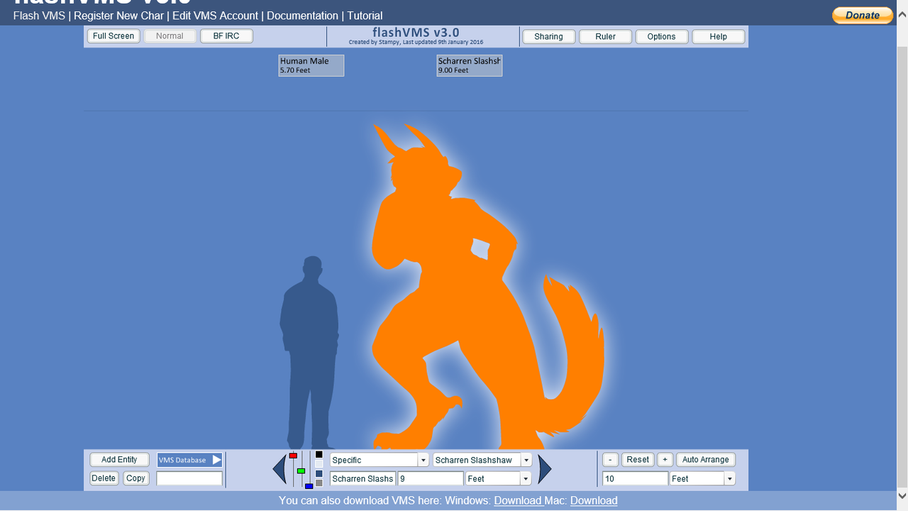 OUTDATED REF Scharren VMS Size