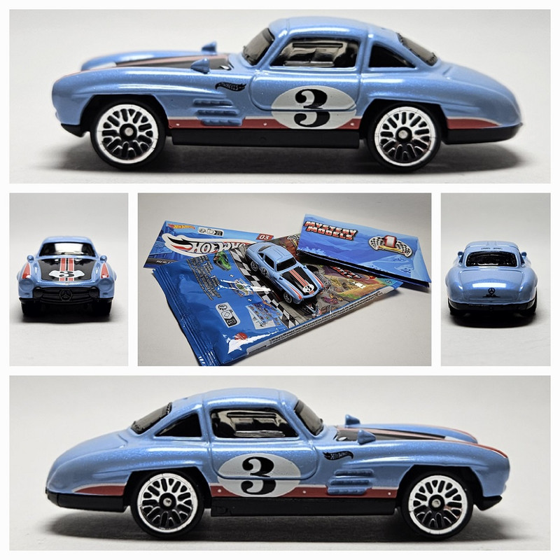 HotWheels #HVW70 - Mercedes-Benz 300SL - HW Mystery Models ©2024