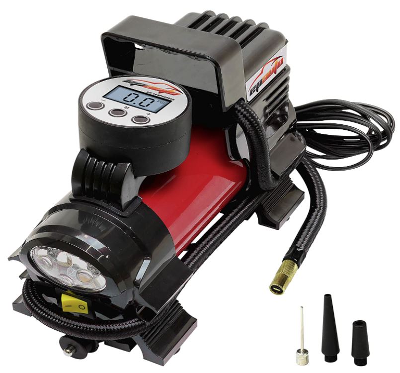 EPAuto 12V DC Portable Air Compressor Pump, Digital Tire Inflator