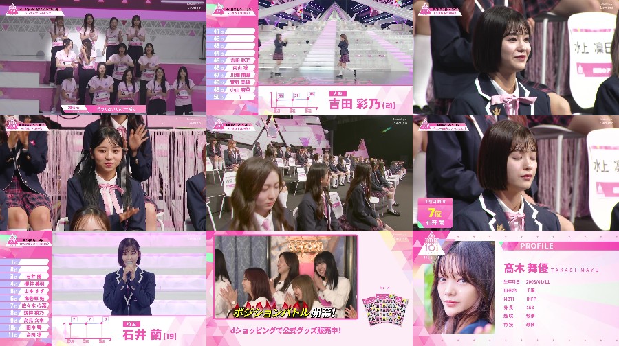 「第1回順位発表式」