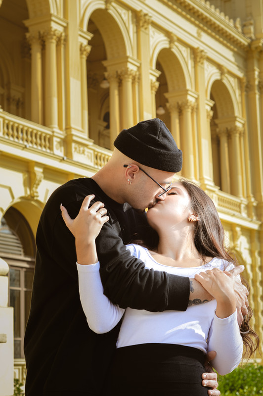 Ensaio casal Nicolas e Lays - Museu do Ipiranga