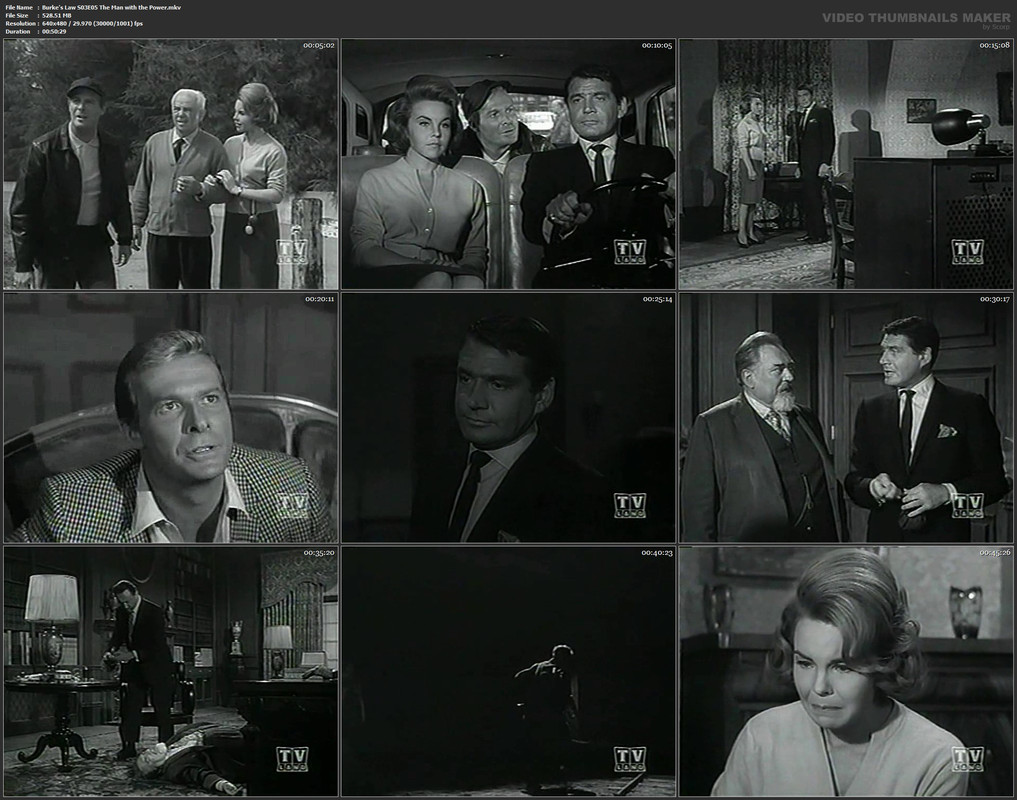 Burke's Law S03E05 The Man with the Power.mkv