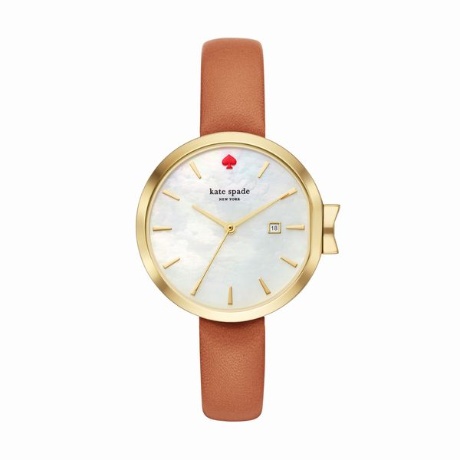 KATE SPADE PARK ROW WHITE MOP DIAL and pink  LEATHER STRAP LADIES WATCH Vintage Kate Spade Watch - Etsy main image 3