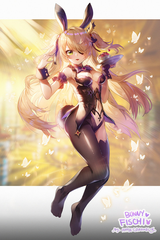 Apple-Caramel-Anime-Art-artist-Fischl-Genshin-Impact-6250892