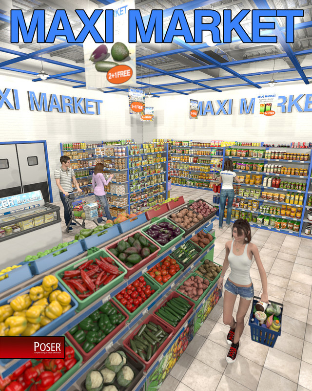 Mini Market for Poser