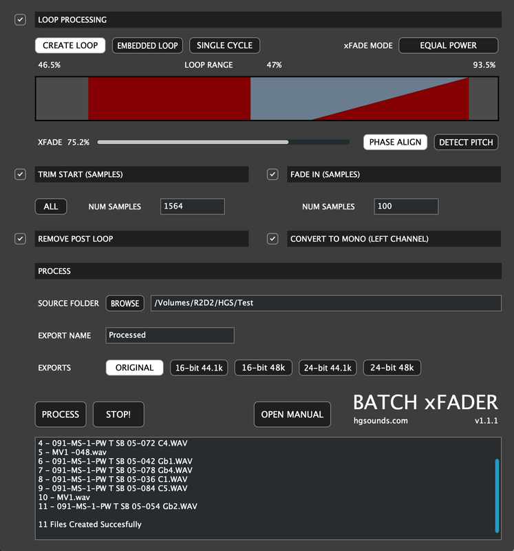 Homegrown Sounds Batch xFader v1.1.4