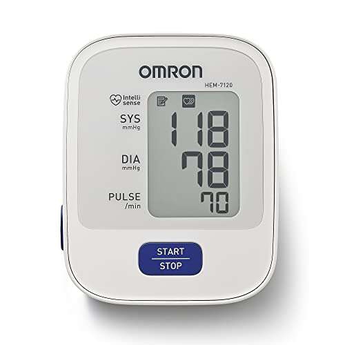 Amazon: OMRON Monitor de presión arterial de brazo. HEM-7120 
