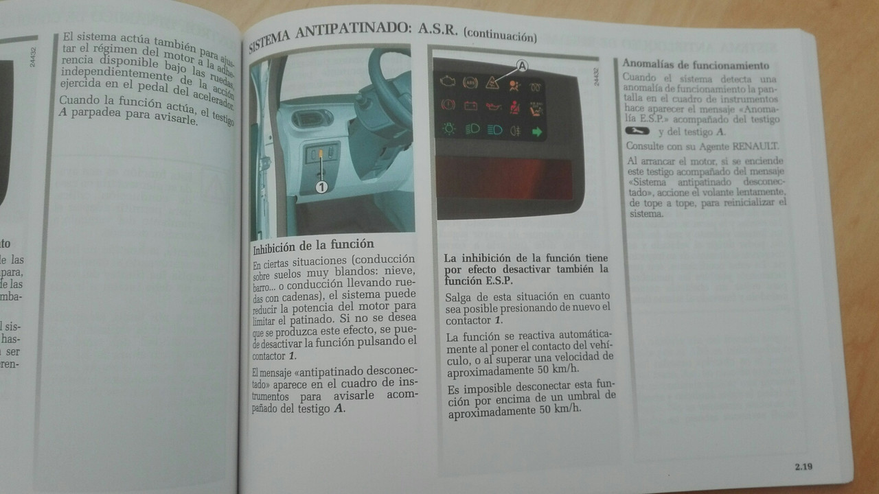 manual modus desactivar ASR