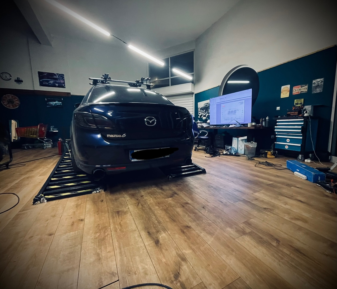 Mazda 6 Stage 1 dyno graph 179HP