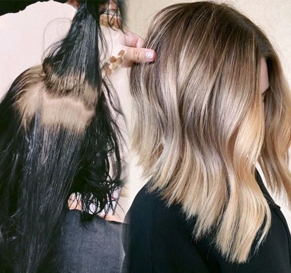 Gray To Beige Blonde