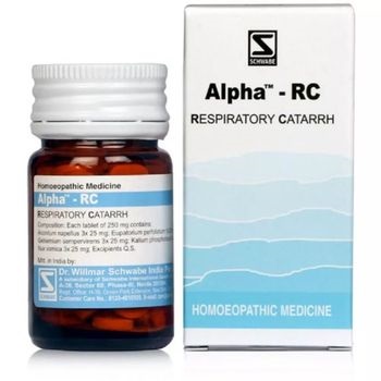 Willmar Schwabe India Alpha RC (Respiratory Catarrh) (40tab)