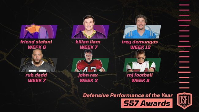 007 DSFL defensive performance of the year NOM