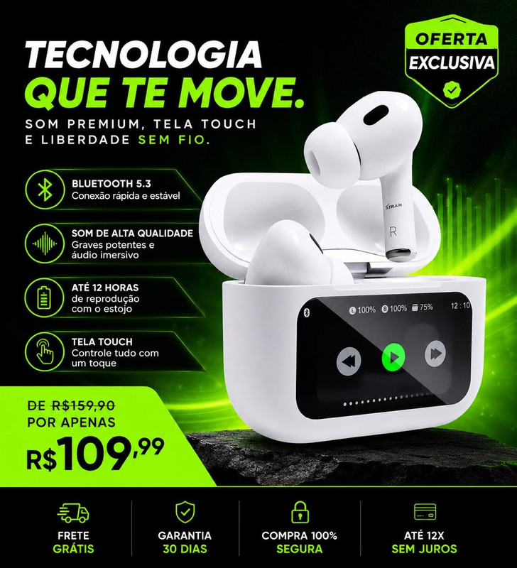 Fone Bluetooth A9 Pro