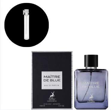 AMOSTRA MAISON ALHAMBRA BLUE DE CHANCE//MAITRE DE BLUE 1 ML - imagem 1