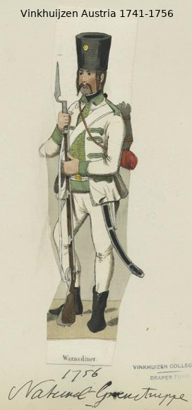 Austrian Uniforms Vinkhuijzen collection NYPL Vinkhuijzen-Austria-1741-1756-003-580