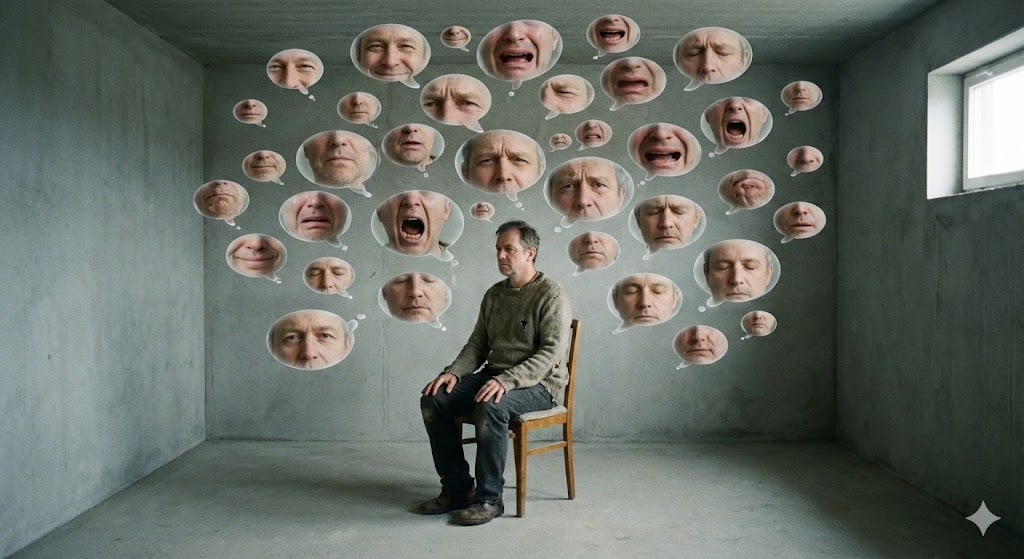 Bong bóng suy nghĩ của các trạng thái cảm xúc khác nhau