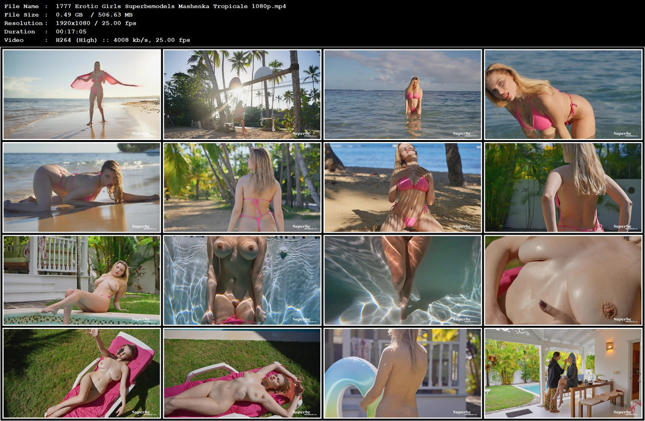 1777 Erotic Girls Superbemodels Mashenka Tropicale 1080p mp4