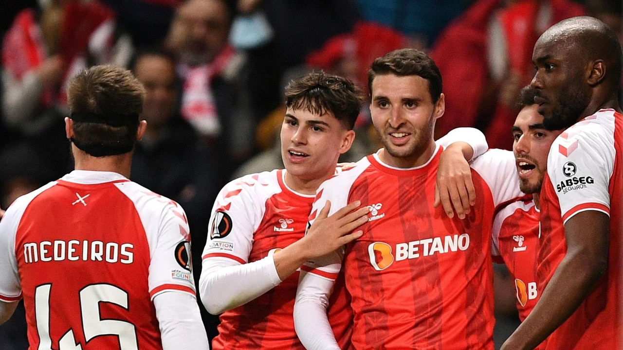 Jugadores del Sporting Braga