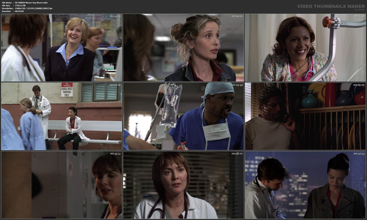 ER S08E04 Never Say Never.mkv
