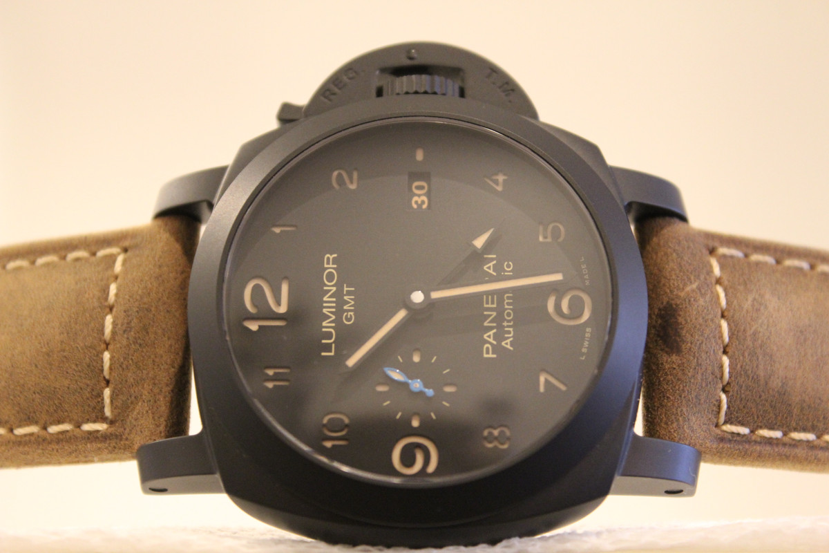 FS Panerai Luminor PAM 1441 1950 GMT Black Ceramic BOX PAPERS