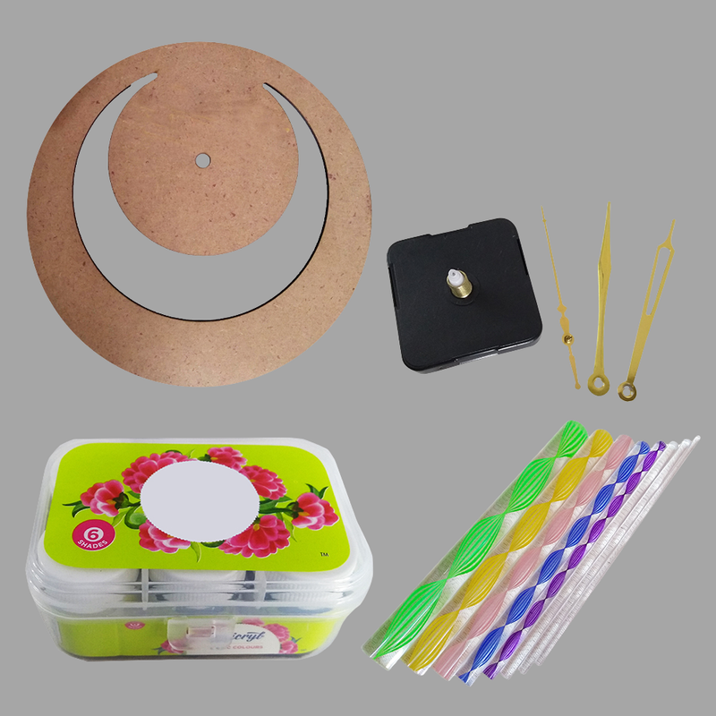 Dot Mandala on Moon Clock DIY Kit