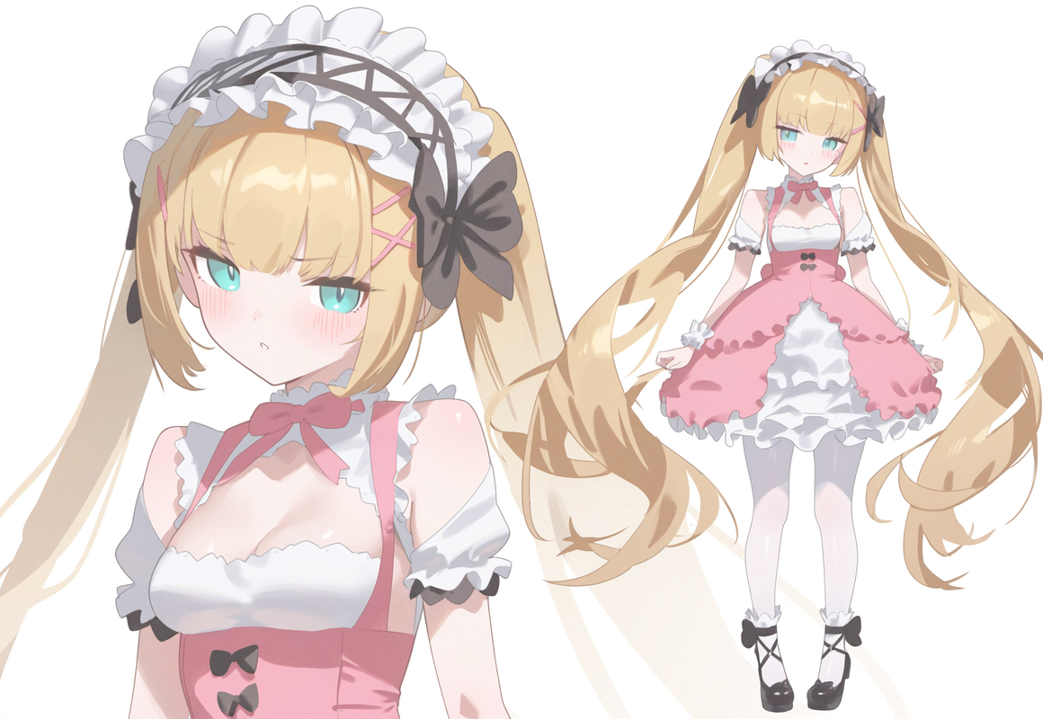 1girl, mikozin, NDGD, ohlia, {kobayashi ritz}, reoen,  tsundere, aqua eyes, absu s-3096036922