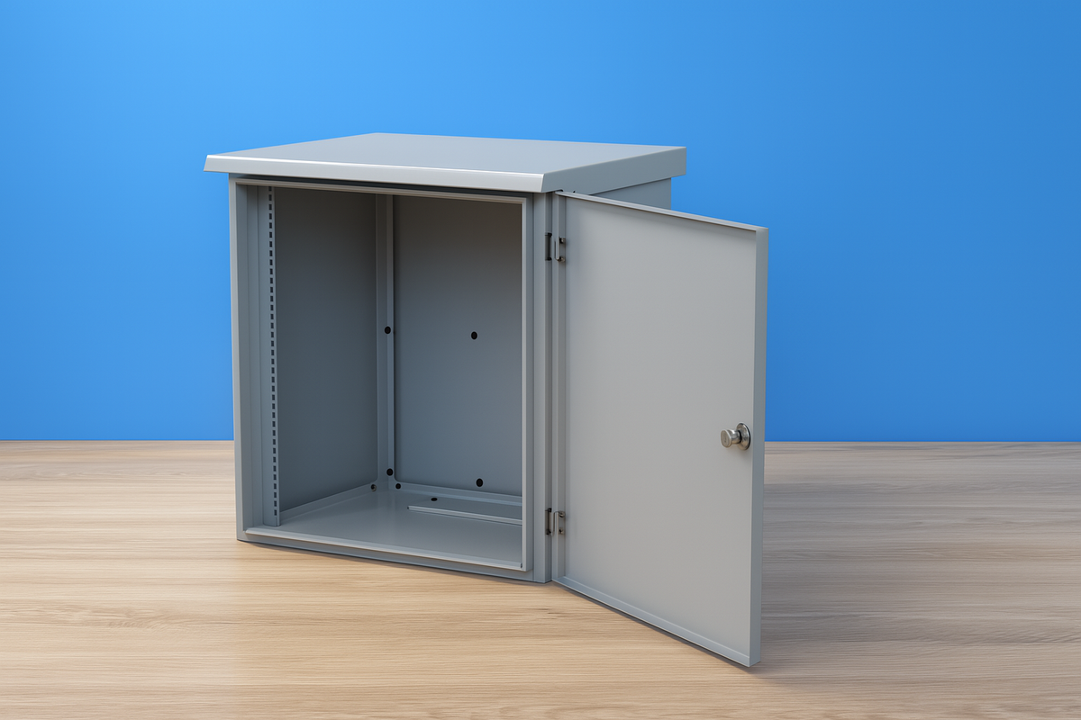 Rack Outdoor Intelbras em ambiente externo