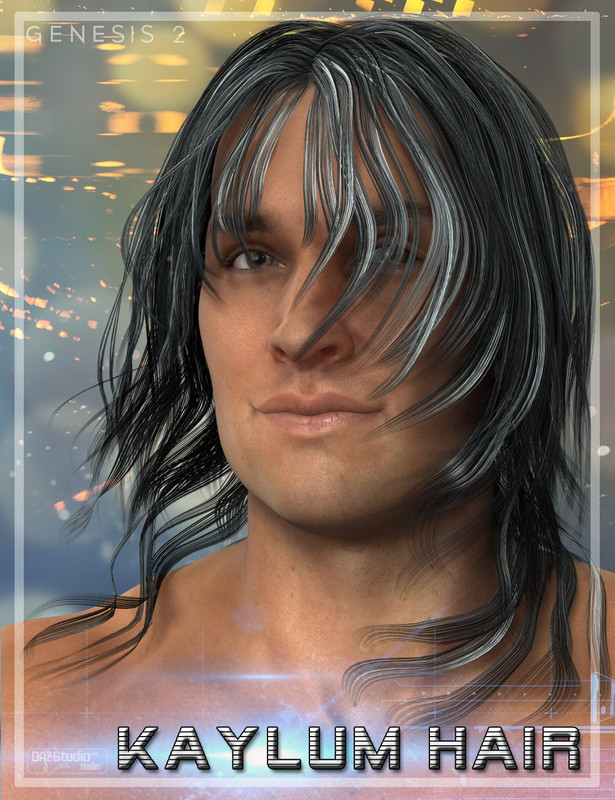 Kaylum Hair for Genesis 2