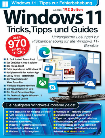 Cover: Windows 11 MagazinTricks, Tipps und Guides Juli 2023