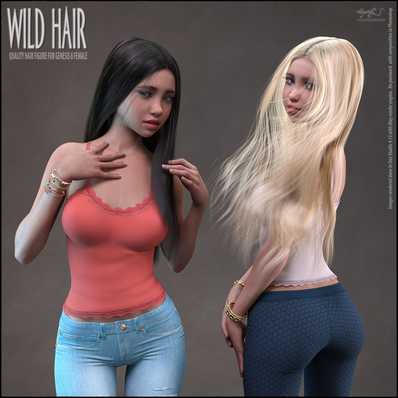 Wild Hair for Genesis 8