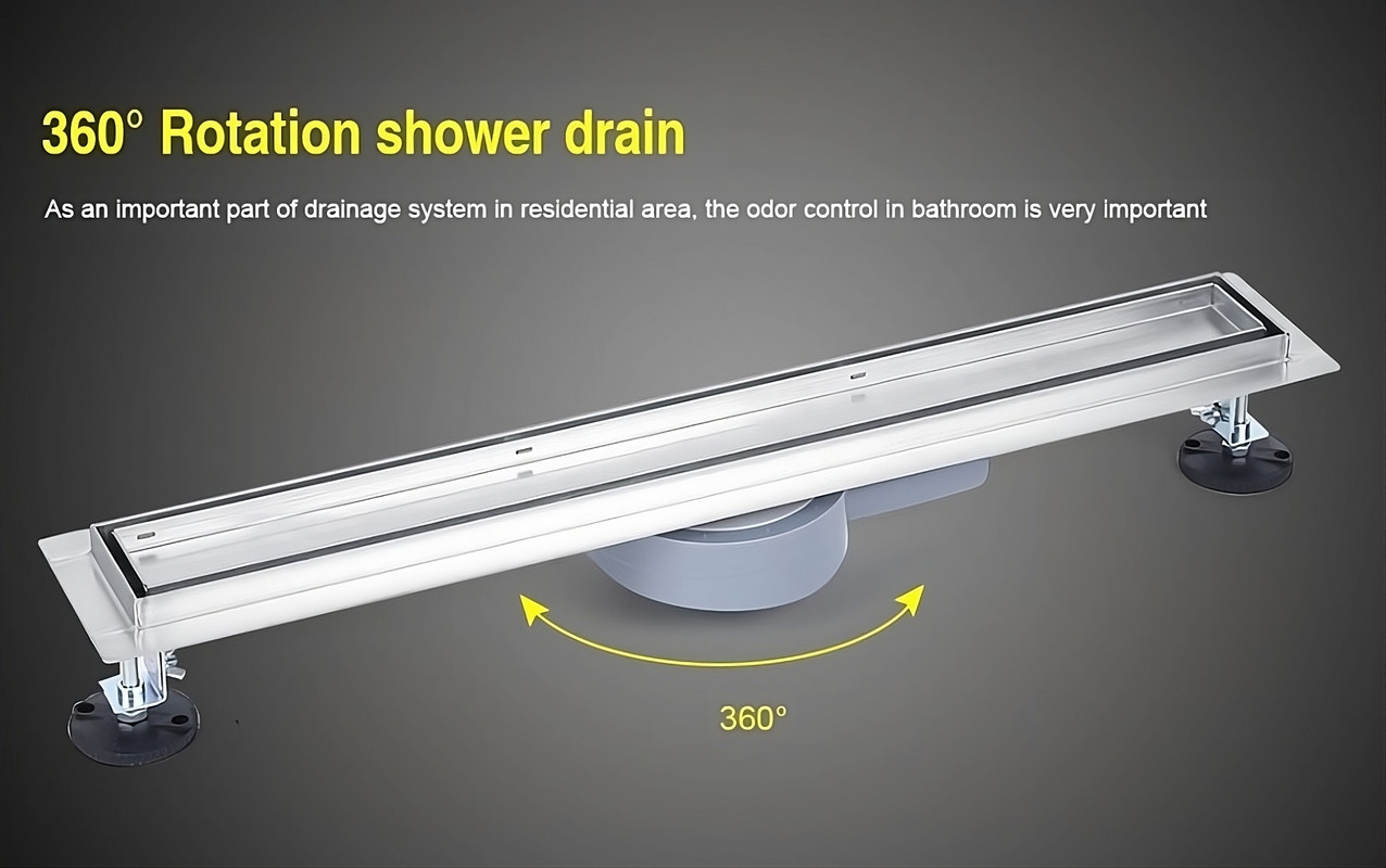 Duschrinne 50/60/70/80/90/100cm, Duschablauf, Bodenablauf