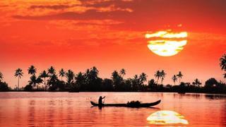  Thơ hoạ Nguyễn Thành Sáng & Tam Muội (1153) Kochi-Kerala-India-Red-sky-sunset-reflection-Landscape-photograp