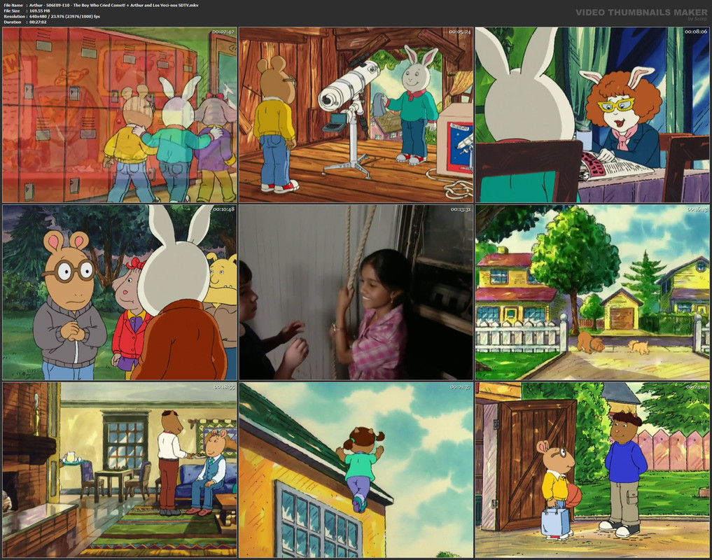 Arthur - S06E09-E10 - The Boy Who Cried Comet!   Arthur and Los Veci­nos SDTV.mkv