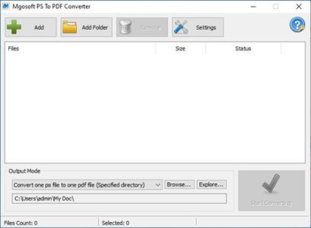 Mgosoft PS To PDF Converter 9.7.0 Portable Mgosoft PS To PDF Converter 9.7.0 Portable