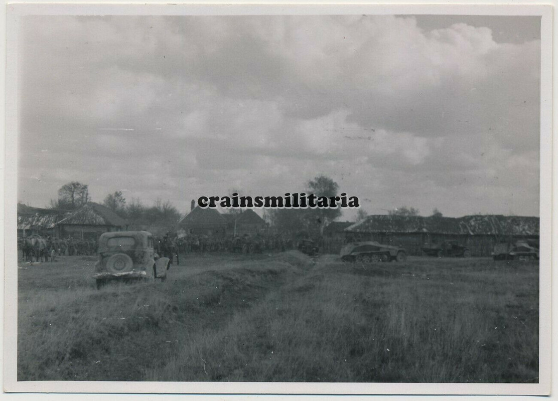 Orig. Foto SdKfz Panzer Panzerspähwagen Beli WJASMA Russland 194