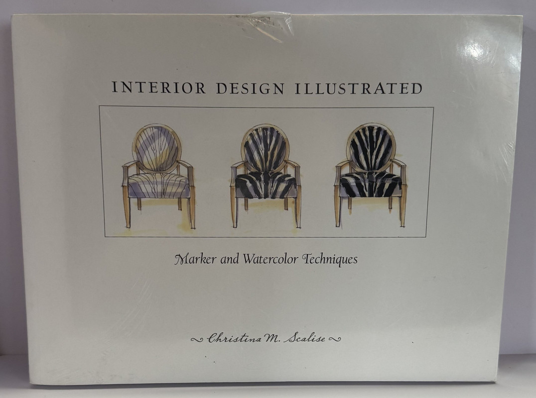 Interior Design Illustrated, Marker and Watercolor Techniques