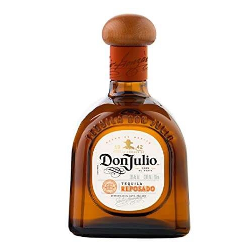 Amazon: Tequila Reposado Don Julio 700 ml, 40% Alcohol, Sabor Suave y Elegante de Chocolate, Vainilla y Canela 
