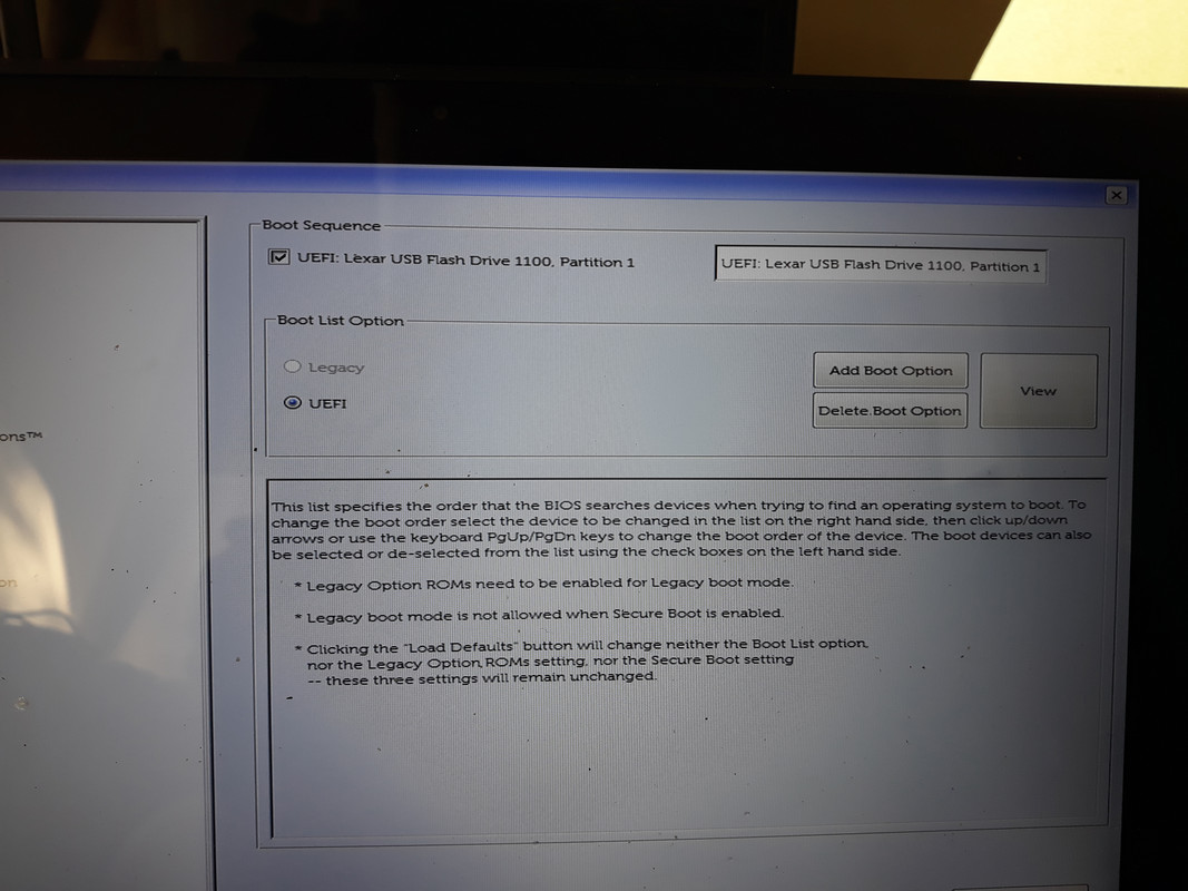 UEFI Firmware Settings